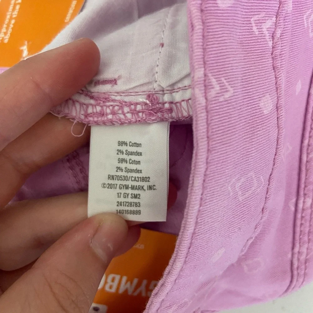 NEW Gymboree girl’s purple print Bermuda shorts adjustable‎ waist knee length 6